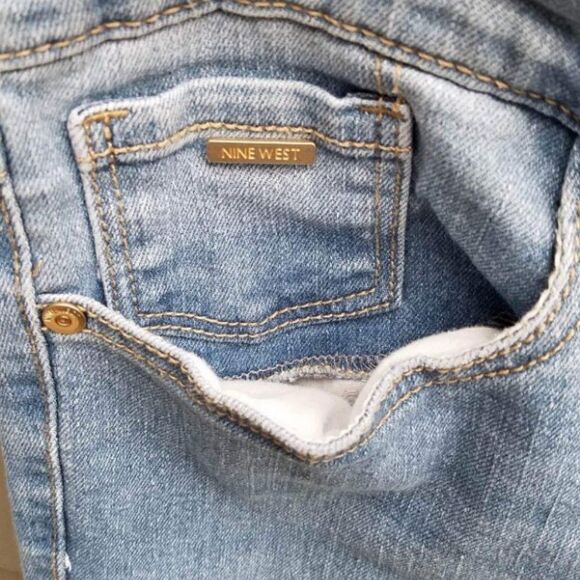 Nine West Chrystie  Jean Capris size 10 - Picture 7 of 7